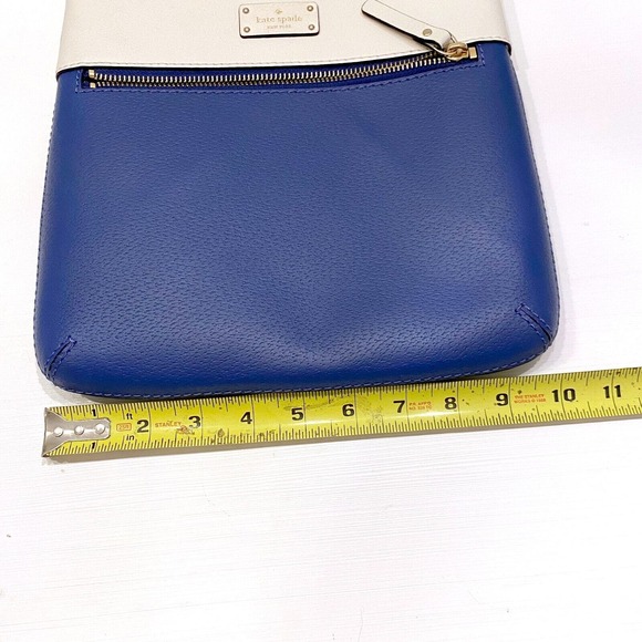 Genuine Kate Spade Women’s Roma Grove Street Colorblock Crossbody Blue/White Bag - Picture 10 of 11
